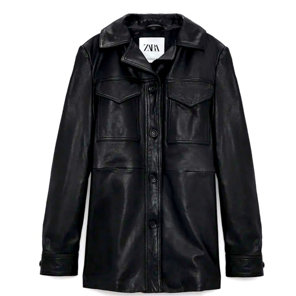 NEW WITH TAGS-Genuine Sheep Leather Jacket/Shirt